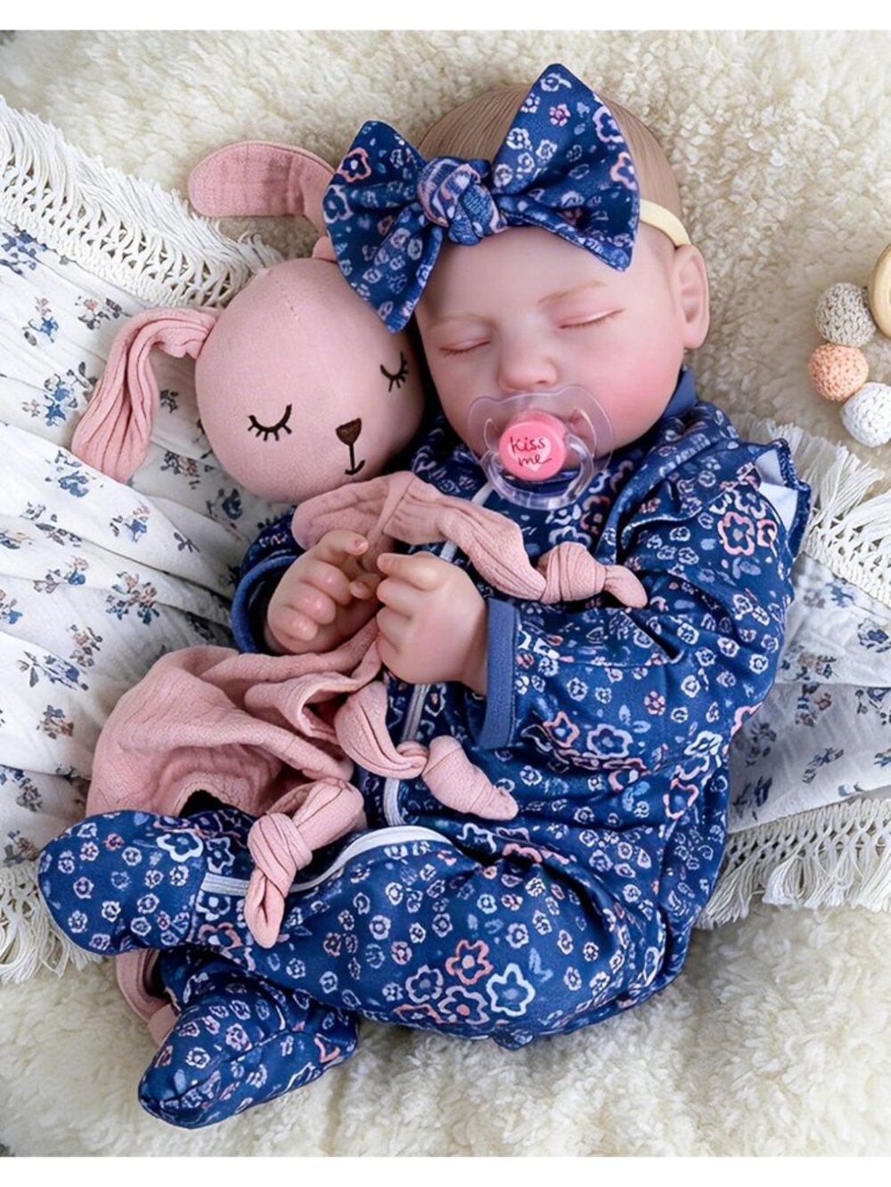 20in Realistic Sleeping Reborn Baby Doll Girl Handcrafted Poseable